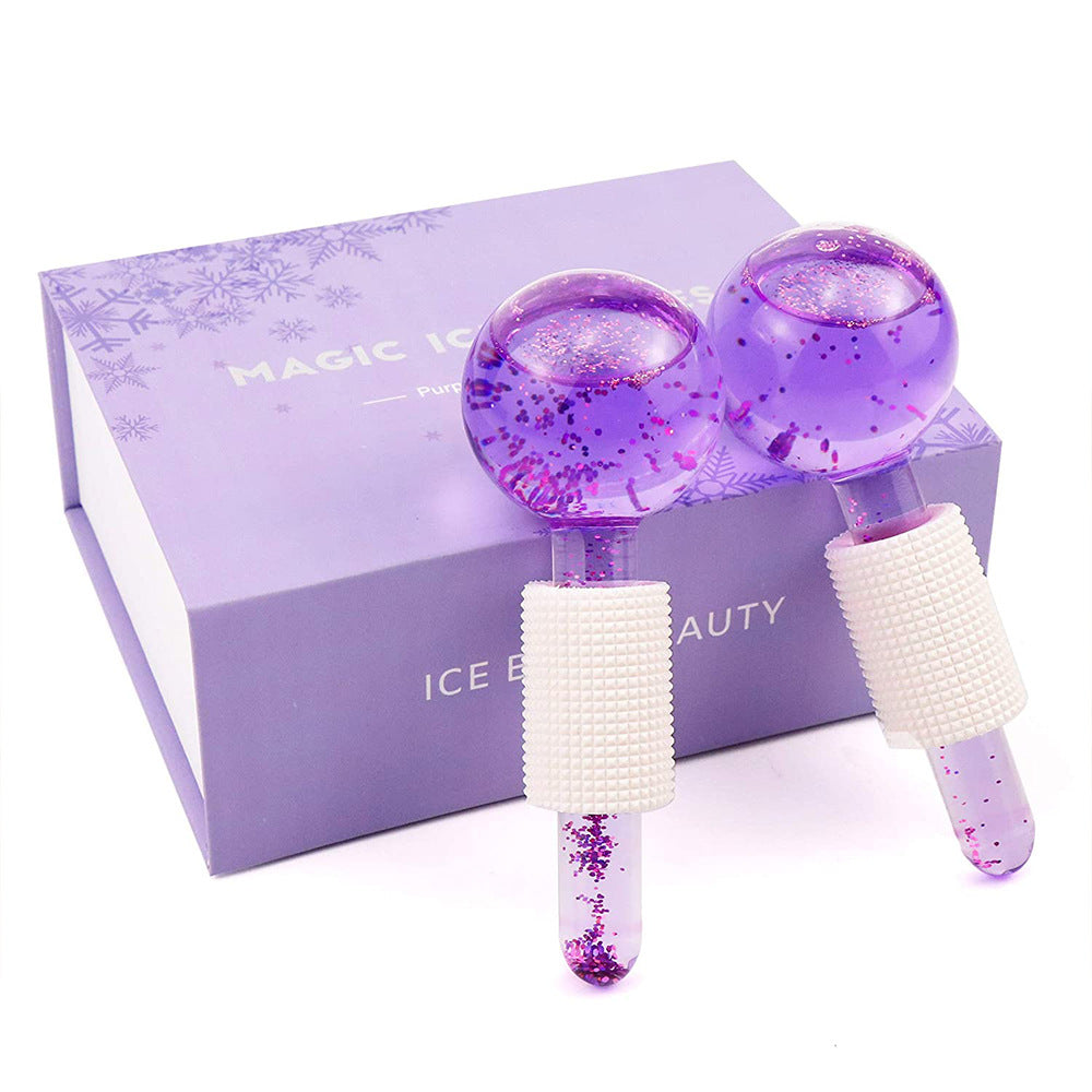Purple Crystal Energy Beauty Ice Wave Ball